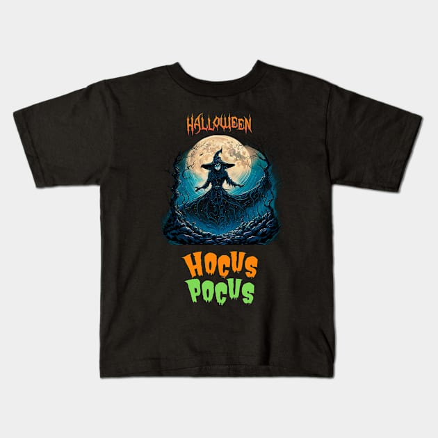 Halloween 2023 Embrace the Spooky Pumpkin Season Kids T-Shirt by Shopkreativco